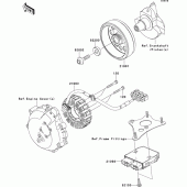 Схема узла: Генератор для Kawasaki ZG1400 1400GTR ABS
