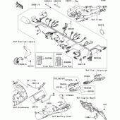 Схема вузла: Електроустаткування для Kawasaki ZR750 Z750