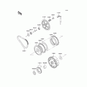 Схема вузла: Зчеплення для Kawasaki ER500 ER-5