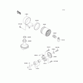 Схема вузла: Масляний насос для Kawasaki EJ800 W800