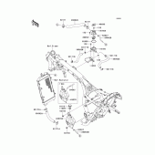 Схема узла: Cooling(b9f-bbf) для Kawasaki VN1700 VN1700 Voyager ABS