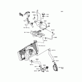 Схема узла: Water Pipe для Kawasaki KLE650 Versys 650
