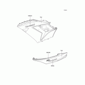 Схема вузла: Наклейки (Red; a6f) для Kawasaki ZX1400 Ninja ZX-14