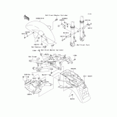 Схема узла: Крыло для Kawasaki ZX1200 ZZR1200