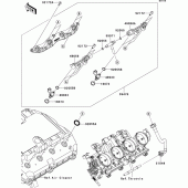 Схема вузла: Top feed injecter для Kawasaki ZX600 Ninja ZX-6R