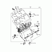 Схема вузла: Throttle(CA) для Kawasaki ZX636 Ninja ZX-6R ABS KRT Edition