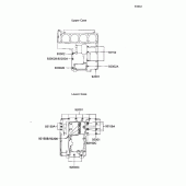 Схема узла: Болты картера двигателя для Kawasaki ZX1100 Ninja ZX-11