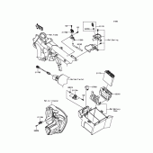 Схема вузла: Fuel Injection для Kawasaki VN1700 Vulcan 1700 Voyager ABS