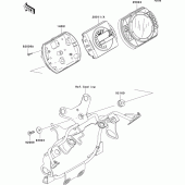 Схема вузла: Meter(s) для Kawasaki ZR1000 Z1000