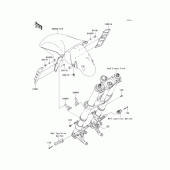 Схема узла: Front fender (s) для Kawasaki ZX1400 ZZR1400