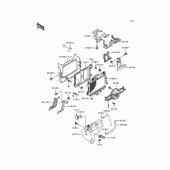 Схема узла: Радиатор для Kawasaki ZG1200 Voyager XII