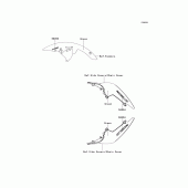 Схема вузла: Decals(green)(pcf) для Kawasaki ZR750 Z750R ABS