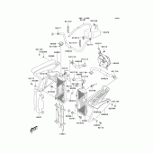 Схема вузла: Радіатор (klx400-a1) для Kawasaki KLX400 KLX400SR