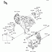 Схема вузла: Кріплення для Kawasaki ZX1400 ZZR1400 ABS