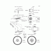 Схема вузла: Decals(pfswhite)(kdf)(ca,us) для Kawasaki ZX1000 Ninja ZX-10R ABS