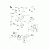 Схема вузла: Кермо для Kawasaki EJ650 W650