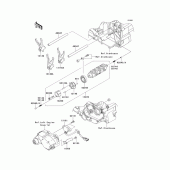 Схема вузла: Gear change drum/shift fork(s) для Kawasaki VN1700 VN1700 Classic Tourer ABS