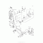 Схема вузла: Перемикач передач для Kawasaki KLX140 KLX140L