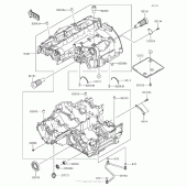 Схема вузла: Картер двигуна для Kawasaki KLZ1000 Versys 1000 LT