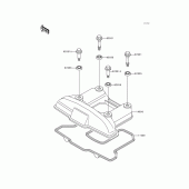 Схема вузла: Клапанна кришка Kawasaki KL650 KLR650