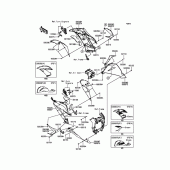 Схема вузла: Нижній обтічник для Kawasaki ZX636 Ninja ZX-6R ABS