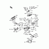 Схема вузла: Вихлопна система для Kawasaki ZX1000 Ninja ZX-10R