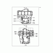 Схема узла: Болты картера двигателя для Kawasaki ZX1000 Z1000SX