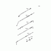 Схема вузла: Троси для Kawasaki EX250 ZZR250