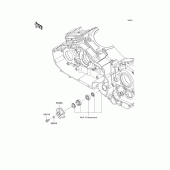 Схема вузла: Водяний насос Kawasaki VN1700 Vulcan 1700 Nomad