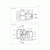 Схема вузла: Болти картера двигуна для Kawasaki ER650 ER-6N ABS