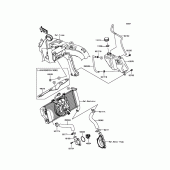 Схема узла: Water Pipe для Kawasaki EX650 ER-6F