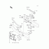 Схема вузла: Вихлопна система для Kawasaki VN900 Vulcan 900 Custom