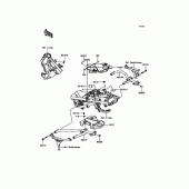 Схема вузла: Рама для Kawasaki KLE250 Versys-X 250 ABS