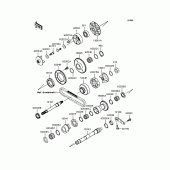 Схема вузла: Balancer для Kawasaki ZR1100 ZRX1100-II