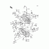 Схема вузла: Картер двигуна для Kawasaki BJ250 Estrella Custom