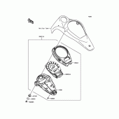 Схема вузла: Meter(s) для Kawasaki VN1700 Vulcan 1700 Nomad ABS