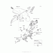 Схема вузла: Front Fender(S) для Kawasaki ZX1400 Ninja ZX-14R ABS