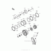 Схема вузла: Зчеплення для Kawasaki ZX1000 Ninja ZX-10R