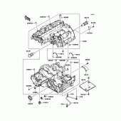 Схема вузла: Картер двигуна для Kawasaki ZX1000 Z1000SX ABS