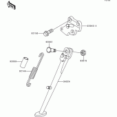 Схема вузла: Stand(s) для Kawasaki ZX900 Ninja ZX-9R