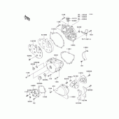 Схема вузла: Engine cover(s) для Kawasaki EN500 Vulcan 500 LTD
