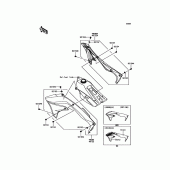 Схема вузла: Engine Shrouds для Kawasaki KX450 KX450F