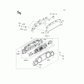 Схема узла: Meter(s) для Kawasaki VN1700 Vulcan 1700 Voyager ABS