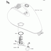 Схема вузла: Fuel pump для Kawasaki VN900 VN900 Classic