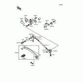Схема вузла: Перемикач передач для Kawasaki EN400 Vulcan 400