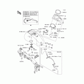 Схема вузла: Fuel tank(1/2) для Kawasaki VN2000 Vulcan 2000