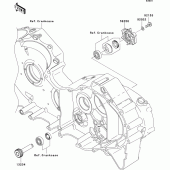 Схема узла: Водяной насос для Kawasaki VN2000 VN2000 Classic