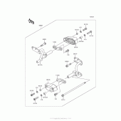 Схема узла: Аксессуары (Engine Guard) для Kawasaki EX300 Ninja 300