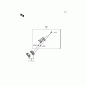 Схема вузла: Аксесуари (GPS Navi Bracket) для Kawasaki KLZ1000 Versys 1000 LT