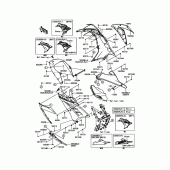 Схема узла: Нижний обтекатель для Kawasaki EX300 Ninja 300 ABS